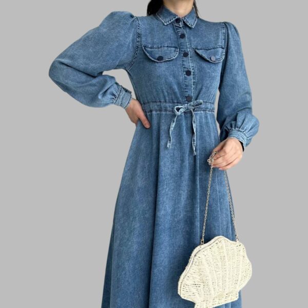 Denim Shirt Dress