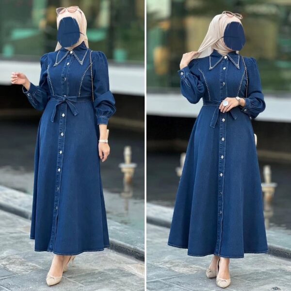 Robe jeans Hijab – Image 2