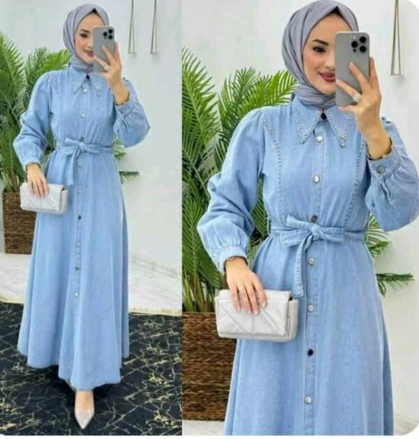 Robe jeans Hijab – Image 6