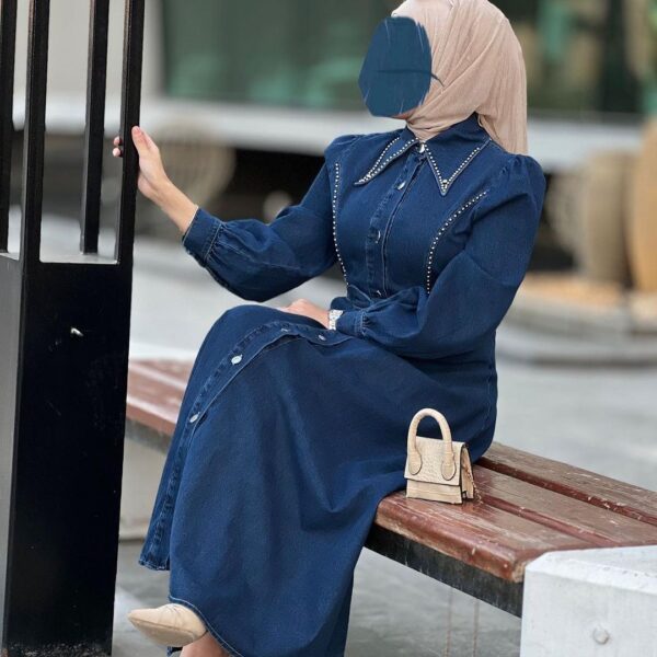 Robe jeans Hijab – Image 3