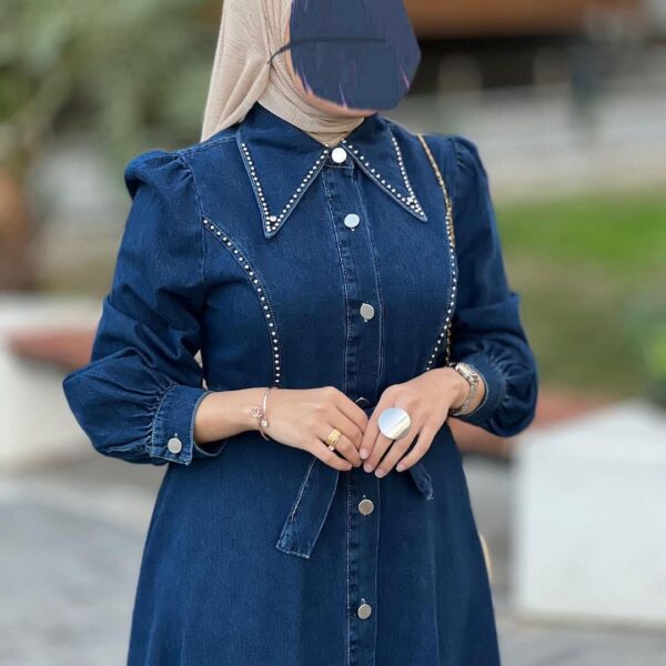 Robe jeans Hijab – Image 4